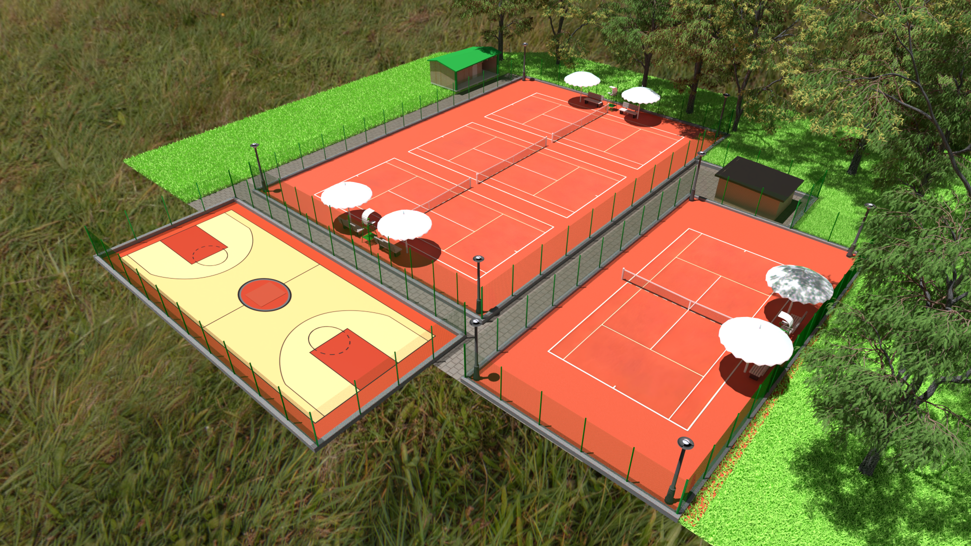Tennis Courts 3D - Image 2