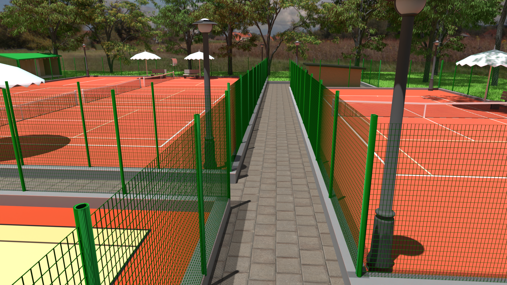 Tennis Courts 3D - Image 1